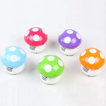 Mushroom-Shaped Portable Mini Vacuum Cleaner for Desk Corners