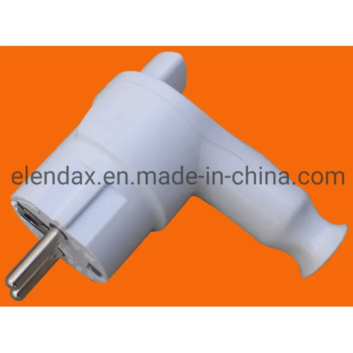 Steker Pin Euro dengan Tombol Penarikan (P8059)