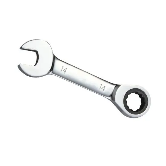 High Strength Chrome Vanadium Steel Stubby Ratchet Wrench