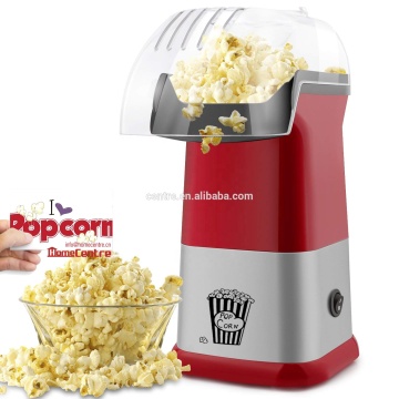Unique Silver Spray Decorated Hot Air Popcorn Maker: A Stylish Snacking Solution