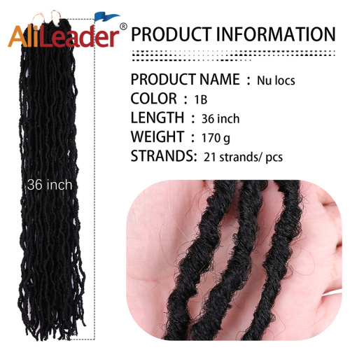 Pre-looped 36 Inch Faux Soft Locs Crochet Hair