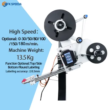 High-Speed Industrial Sticker Applicator: Auto Flat Surface Labeling Machine with Double Head