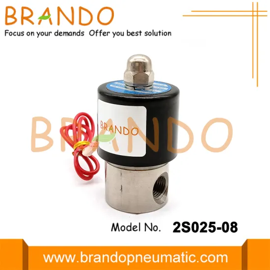 2S025-08 1/4'' 2/2 Way Stainless Steel Solenoid Valve