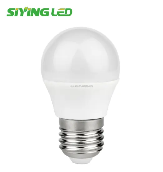 High-Quality 3W & 5W G45 LED Bulbs: E14/E27 Dimmable with 160° Wide Angle, Plastic & Aluminum Construction
