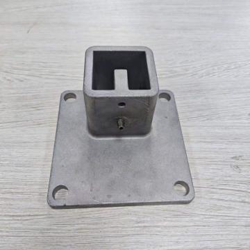 Zapatilla de poste de aluminio y troquel