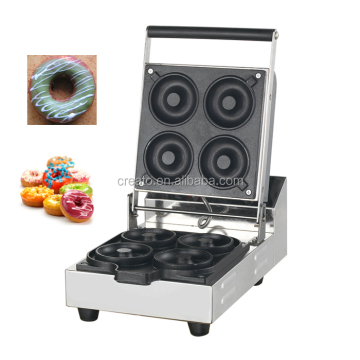 Chinese Electric Mini Donut Waffle Food Baker - 4 Hole Manual Donut Maker