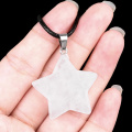 Clear Crystal 30mm Star Pendant Pendant Keychain