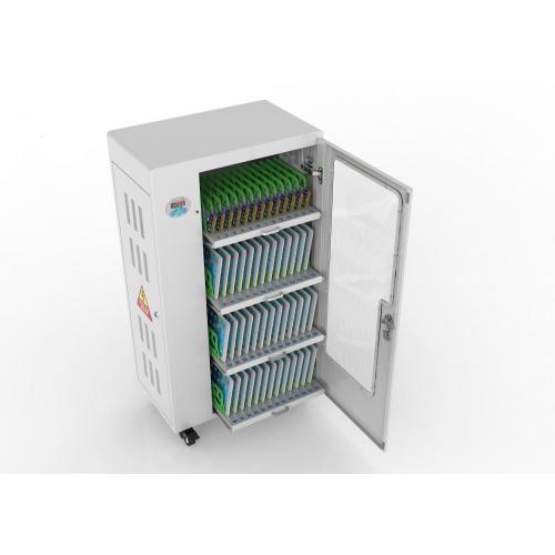 52 port charging cart for multiple devices