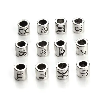 Custom Metal Beads with Jewelry Metal Logo