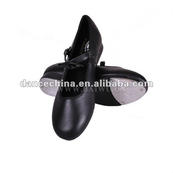 08B5T102 Women's Leather Narrow Tap Shoes