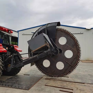 Wire and Cable Trencher: Mountable Rotary Disc Ditcher for Soil