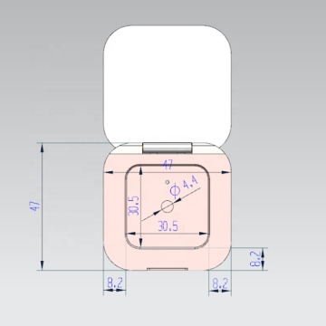 Custom Private Plastic Box Injection Mold for Cosmetic Packaging