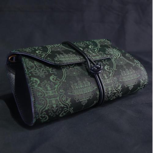 bolso verde oscuro