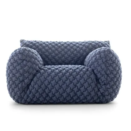 Modern Armchair Sofa with Plywood Structure and Latex Cushion