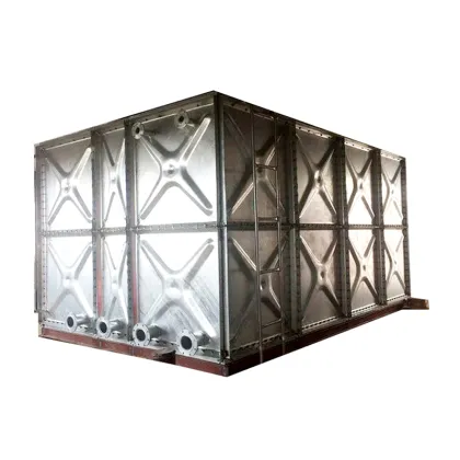 Hot DIP Galvanized Pressed Steel Iron Water Storage Tank
