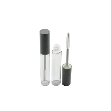 Custom Logo 9ml Plastic Mascara Tube with Silver Cap and Brush