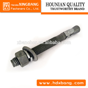 ANSI hot galavanized wedge achor with three clips manufacturer in handan yongnian