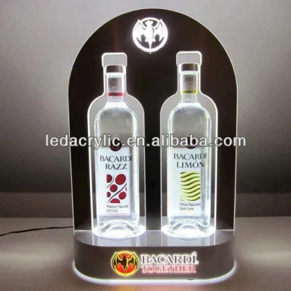 Bacardi led wine display