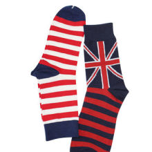 Men's Socks, Made of Combed Cotton Material, Stripe and Star Design, with High QualityNew