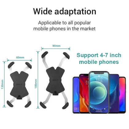 Customized 360 Degree Adjustable Security Lock Bike Phone Holder - Anti-Theft Cycling Motorcycle Phone Holder