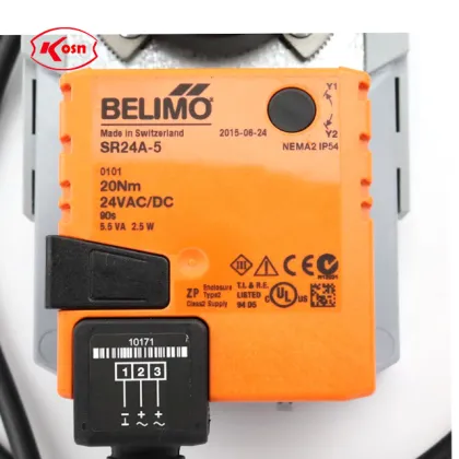 BELIMO SR24A-5 AC/DC 24 V 20 Nm Rotary Actuator for Butterfly Valves: Precision Control Solution