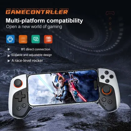 W JK03 Mobile Game Controller: Stretching Extendable Gaming Controller for Phones