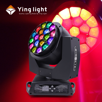 19x15w Zoom LED Moving Light Bee Eyes RGBW 4in1