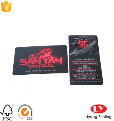 Thick Black Paper Commercial Business Card Printing