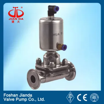 stainless steel sanitary pneumatic diaphragm valve