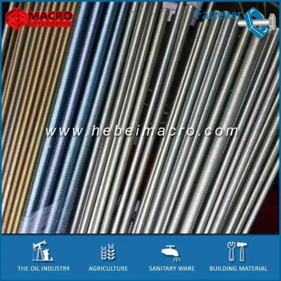 BS 2693 stainless steel BSW threaded rods