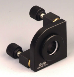 OMRS-C Precision Center Mirror Mount,12.7mm to 50.8mm Diameter, 2 Knob Adjustment