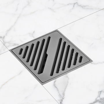 Factory Direct 4 \ "10x10cm Drain magnétique en laiton - Anti-Odor &amp; Anti-insect avec capteur de cheveux