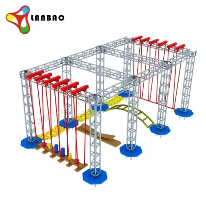 High-Quality Indoor Ninja Warrior Course Equipment with Simple, Effective & Safe Design