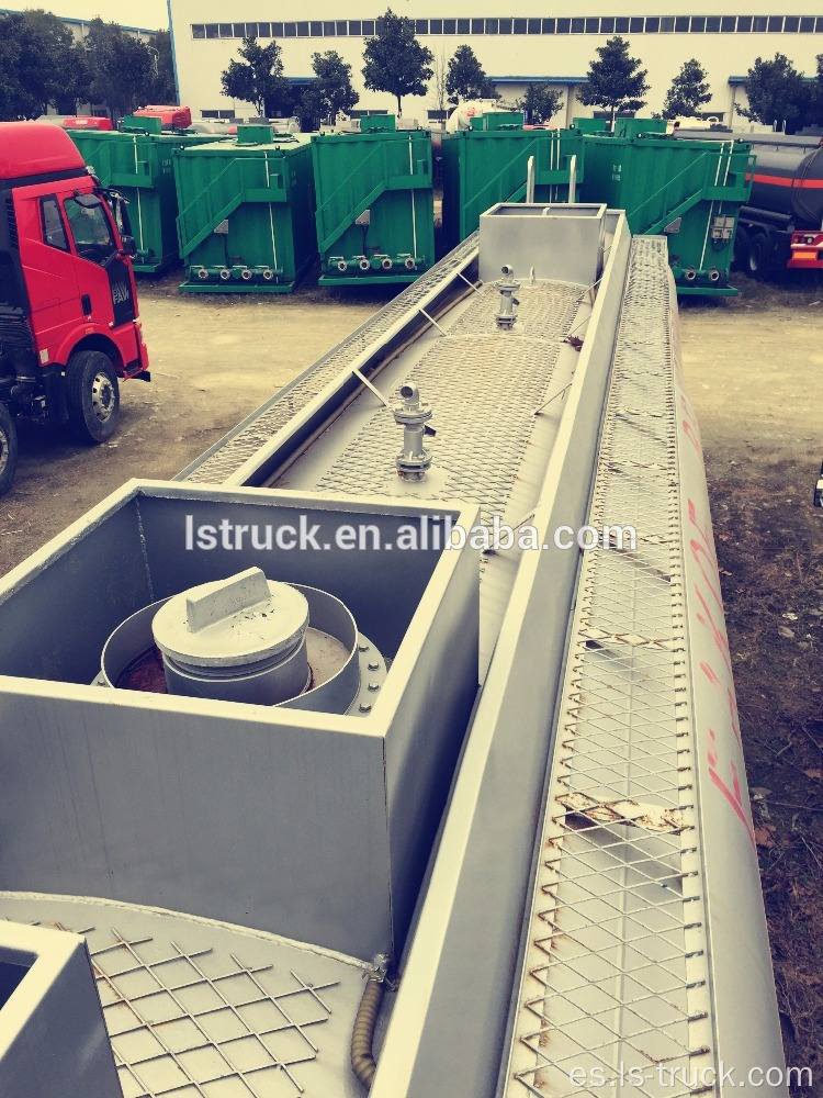 Tanque de ácido clorhídrico remolque 35,000L