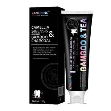 2024 Fresh Breath Anti Cavity Fluoride Toothpaste with Tea Formula and Charcoal for Whitening Teeth