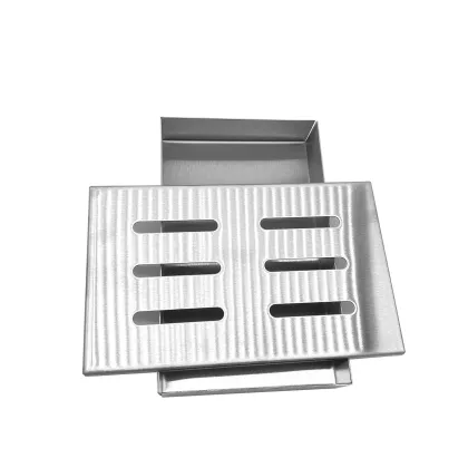 Washable Portable 430 Stainless Steel Barbecue Smoke Box