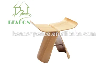 2016 modern Leisure Bent plywood chair Natural Color Butterfly chair
