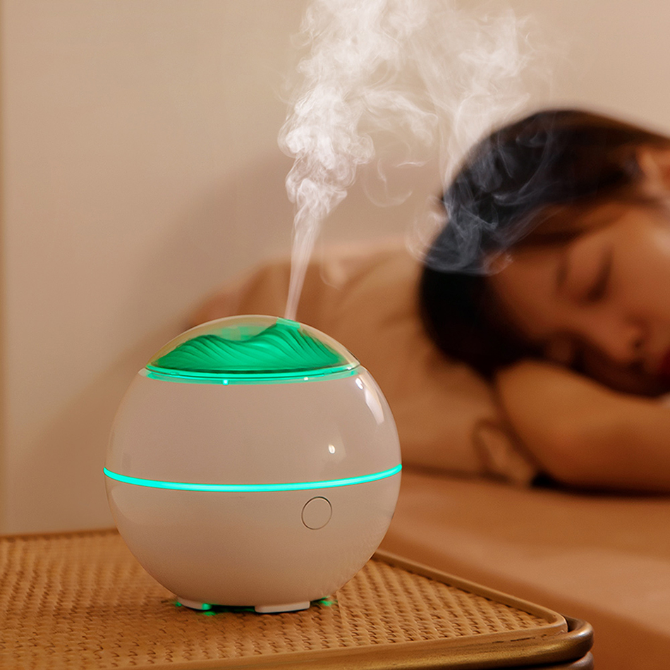 Ultrasonic portable nebulizing diffuser essential oil