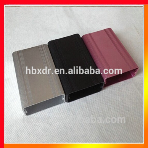 Anodized CNC machined extruded aluminum enclosure box