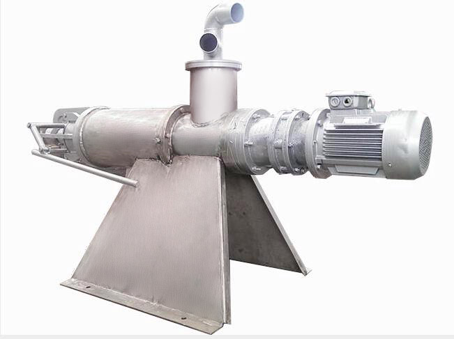 Cow dung dewater sludge liquid solid separator