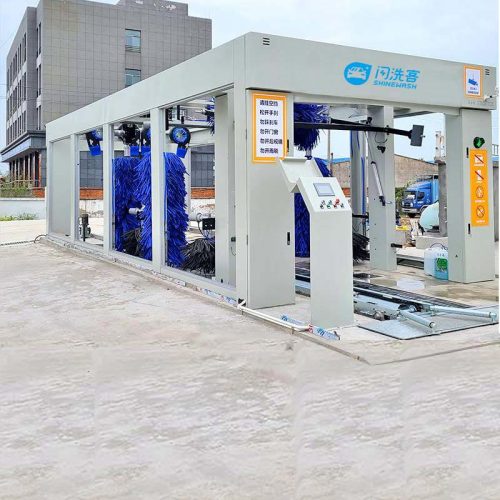 9 Brushes Automatic Tunnel Car Wash Equipment Systems