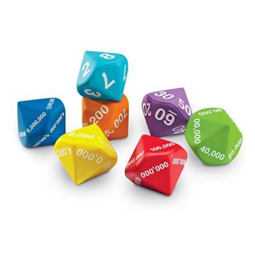 Dadu Saiz Besar Polyhedral Polyhedral yang disesuaikan