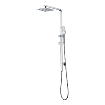Wall Mount Adjustable Shower Bar Brushed Nickel