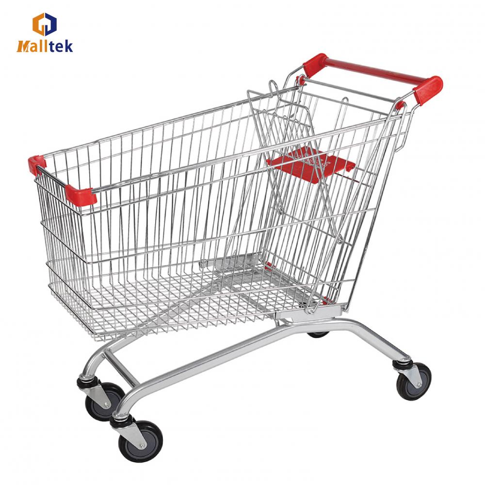 European Metal Supermarket Shopping Trolley Manufacturers and European
