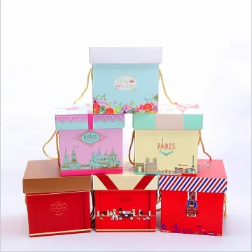 Wrapped Craft Paper Gift Box