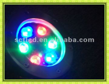 Great for fountain decoration and illumination 6W led underwater lamp
