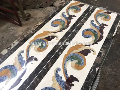 waterjet marble border designs