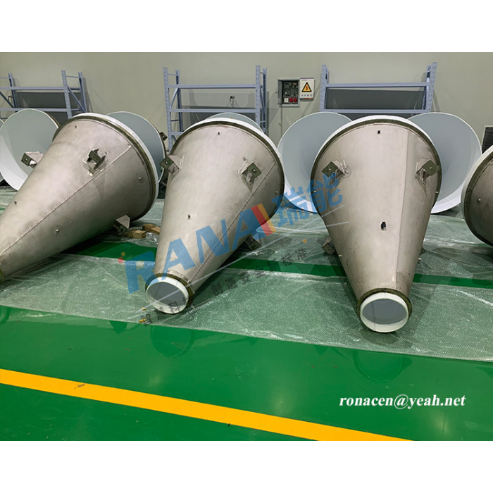 Гарызантальны бак з футроўкай Ptfe/pfa/etfe/ectfe