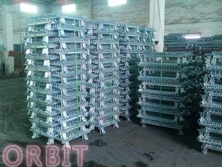 Stacking Collapsible Steel Wire Mesh Pallet Cage For Wareho
