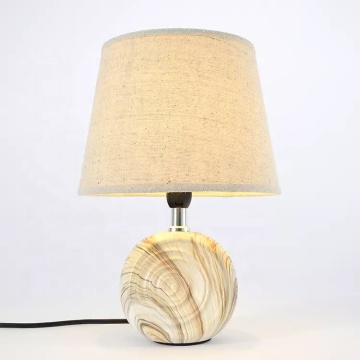 Vintage Porcelain Chinese Style White Lampshade Table Lamps for Bedroom/Living Room